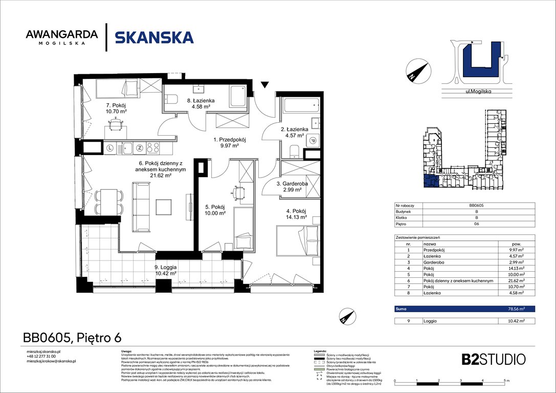 Nowe mieszkanie czteropokojowe  Awangarda Mogilska Kraków, Prądnik Czerwony, Mogilska 126  79m2 Foto 1