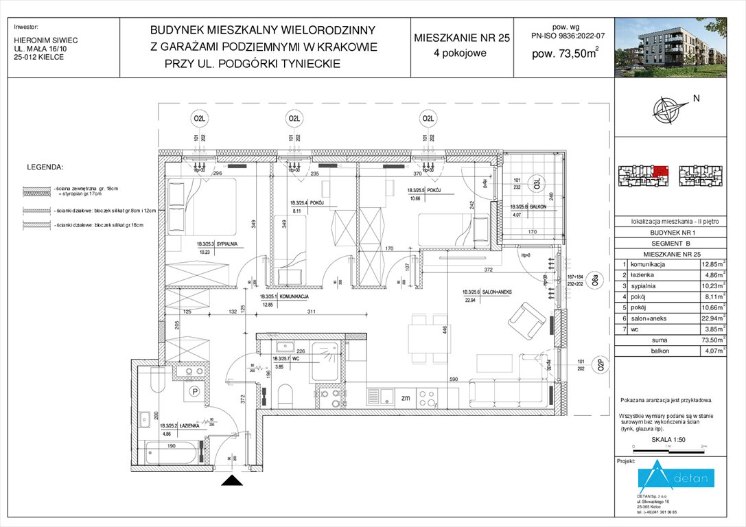 Nowe mieszkanie czteropokojowe  Podgórki Tynieckie Kraków, Dębniki, Podgórki Tynieckie  74m2 Foto 1