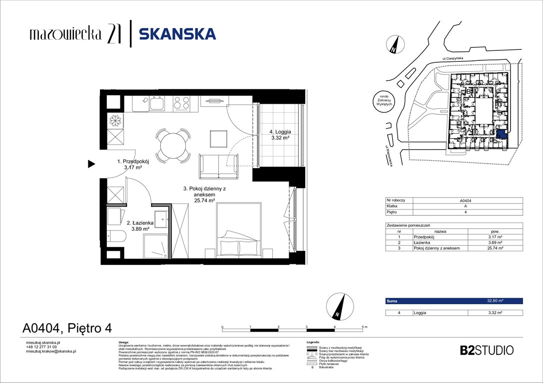 Nowa kawalerka Mazowiecka 21 Kraków, Krowodrza, ul. Mazowiecka 21  33m2 Foto 1