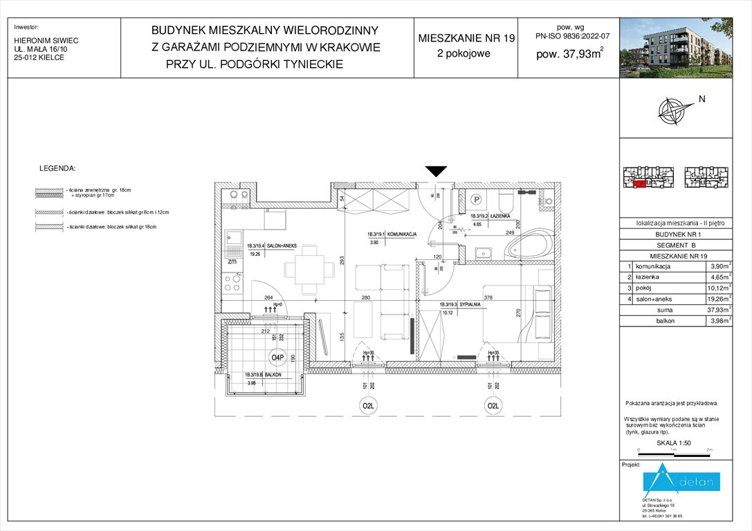 Nowe mieszkanie dwupokojowe Podgórki Tynieckie Kraków, Dębniki, Podgórki Tynieckie  38m2 Foto 1