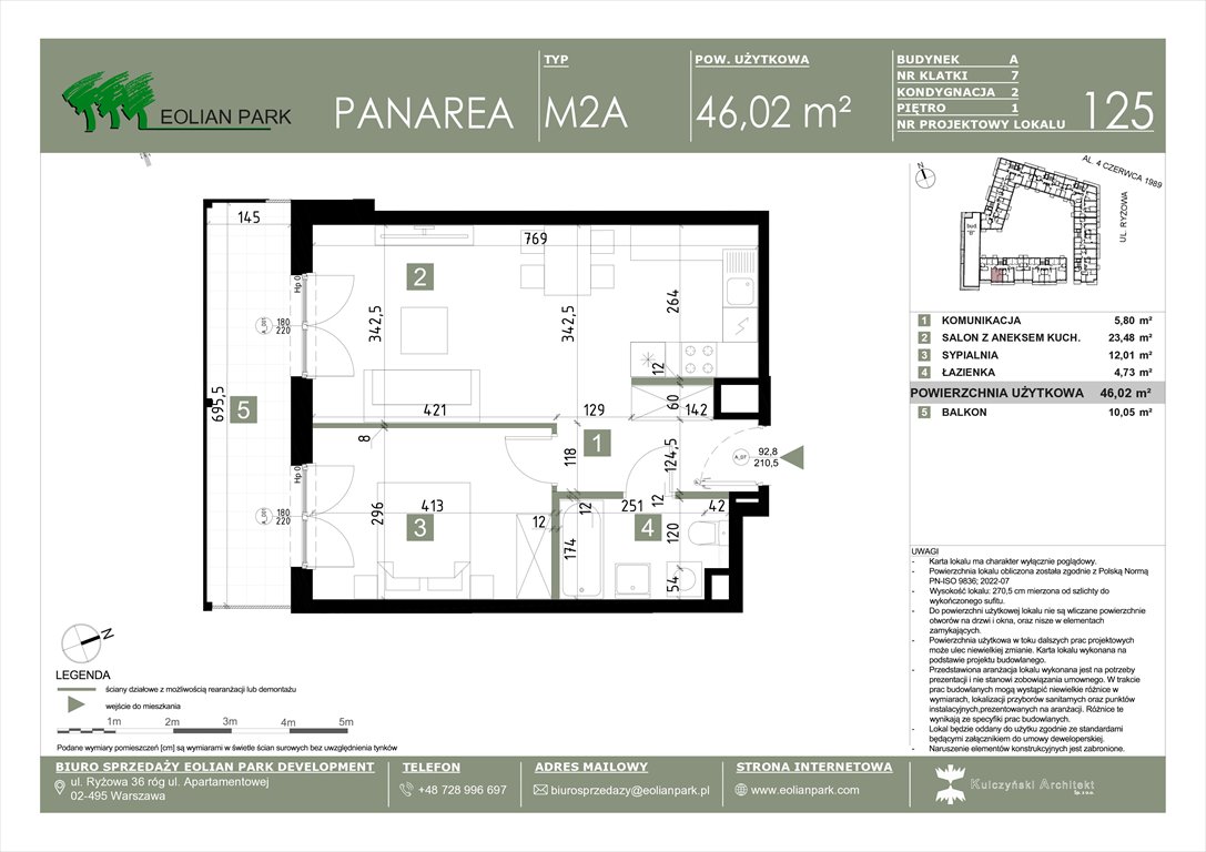 Nowe mieszkanie dwupokojowe PANAREA Warszawa, Ursus, Ryżowa  46m2 Foto 1