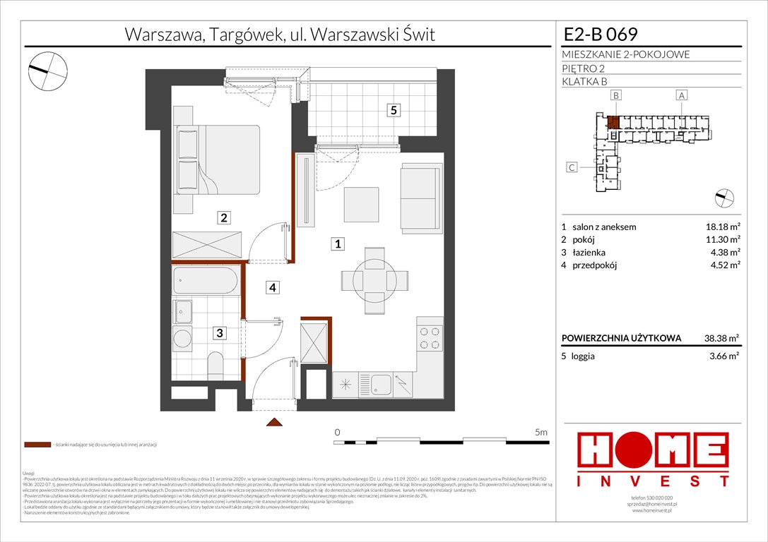 Nowe mieszkanie dwupokojowe Warszawski Świt Etap XI Warszawa, Targówek, ul. Warszawski Świt  38m2 Foto 1