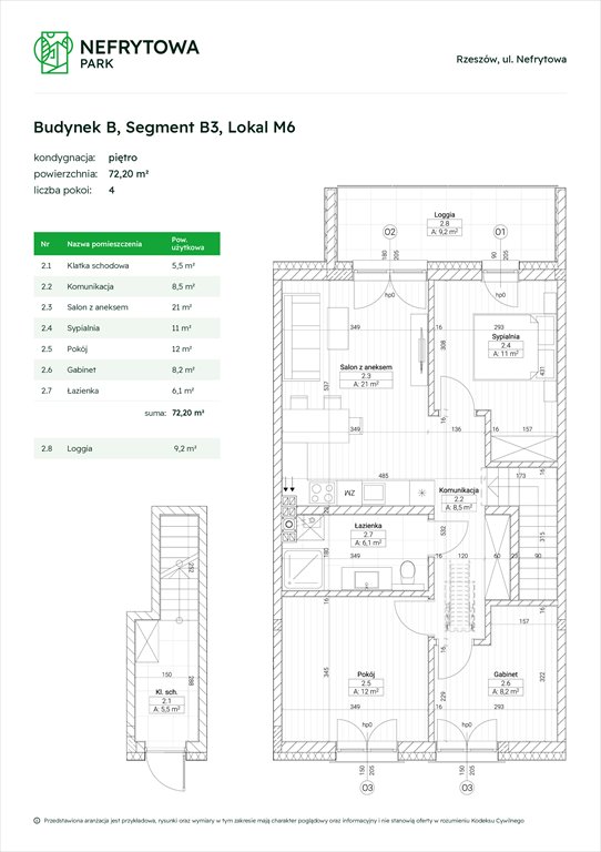 Nowe mieszkanie czteropokojowe  Nefrytowa Park		 Rzeszów, Załęże, Nefrytowa Park, Nefrytowa  72m2 Foto 1