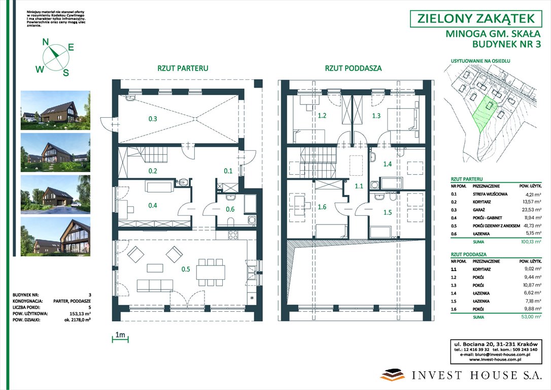 Nowy dom "ZIELONY ZAKĄTEK" - MINOGA Minoga  155m2 Foto 1