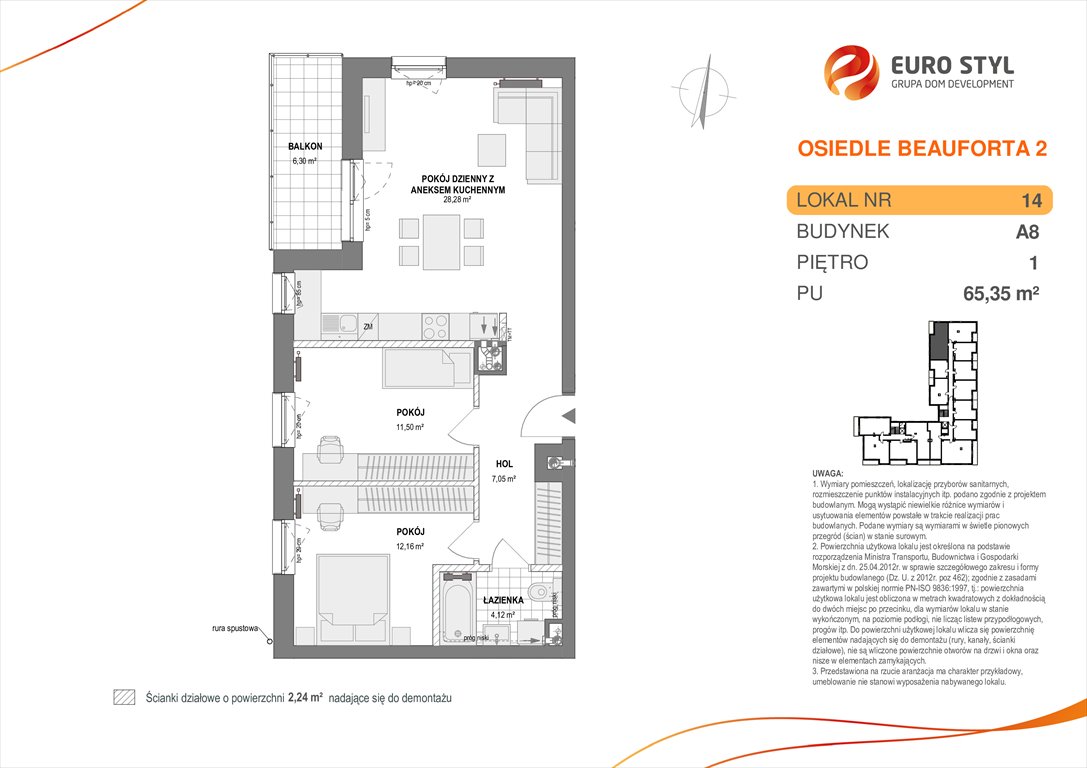 mieszkanie na sprzedaż 65m2 mieszkanie Pogórze, Pogórze, ul. Paderewskiego