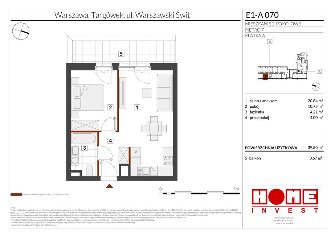 Nowe mieszkanie dwupokojowe Warszawski Świt Etap X Warszawa, Targówek, ul. Warszawski Świt  40m2 Foto 1