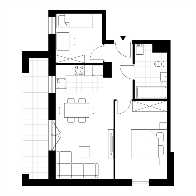 mieszkanie na sprzedaż 50m2 mieszkanie Będzin, Gzichów, Namiarkowa 15F