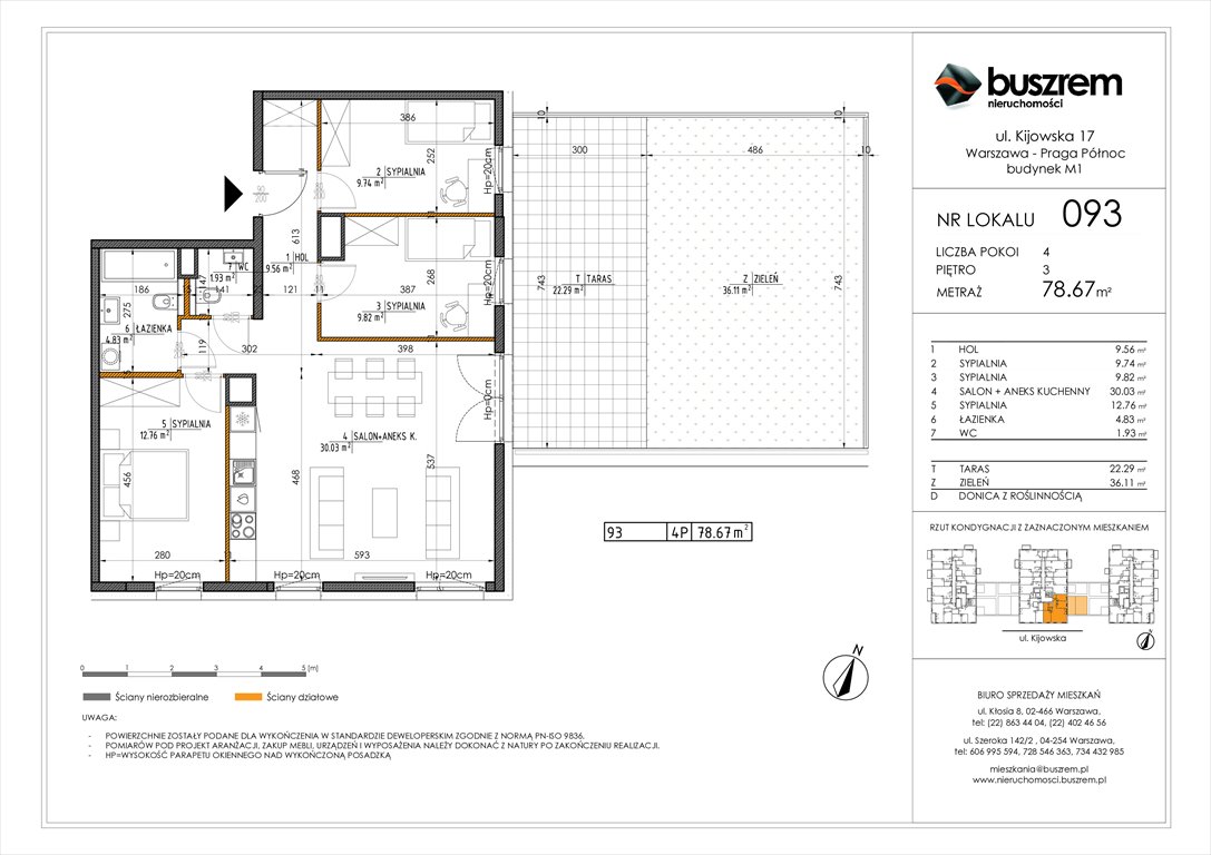 Nowe mieszkanie czteropokojowe  Kijowska 17 Warszawa, Praga Północ, Kijowska 17  79m2 Foto 1