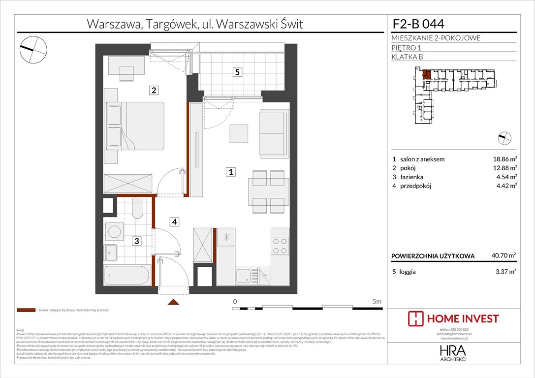 Nowe mieszkanie dwupokojowe Warszawski Świt Etap XIV Warszawa, ul. Warszawski Świt  41m2 Foto 1