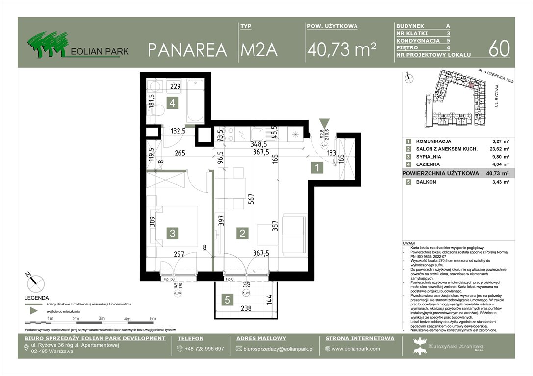 Nowe mieszkanie dwupokojowe PANAREA Warszawa, Ursus, Ryżowa  41m2 Foto 1