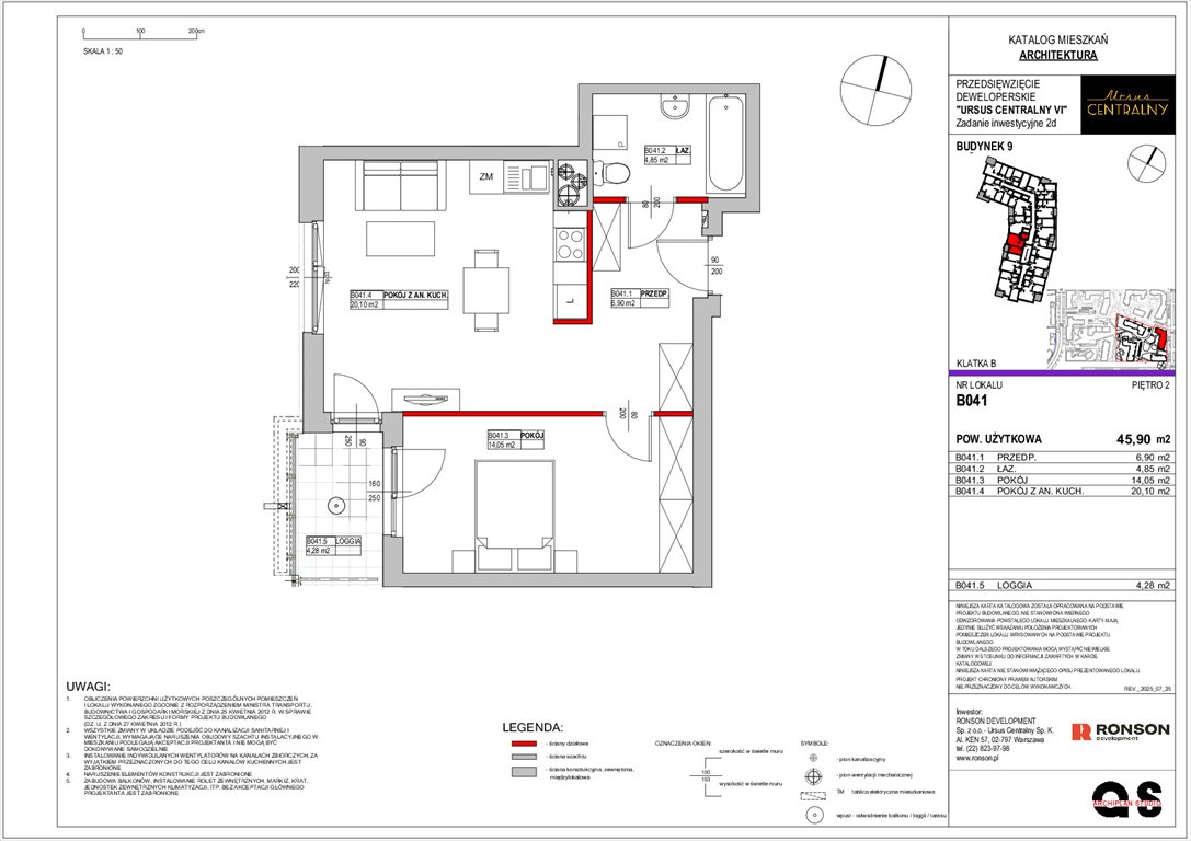 Nowe mieszkanie dwupokojowe URSUS CENTRALNY Warszawa, Ursus, ul. Gierdziejewskiego 23  46m2 Foto 1