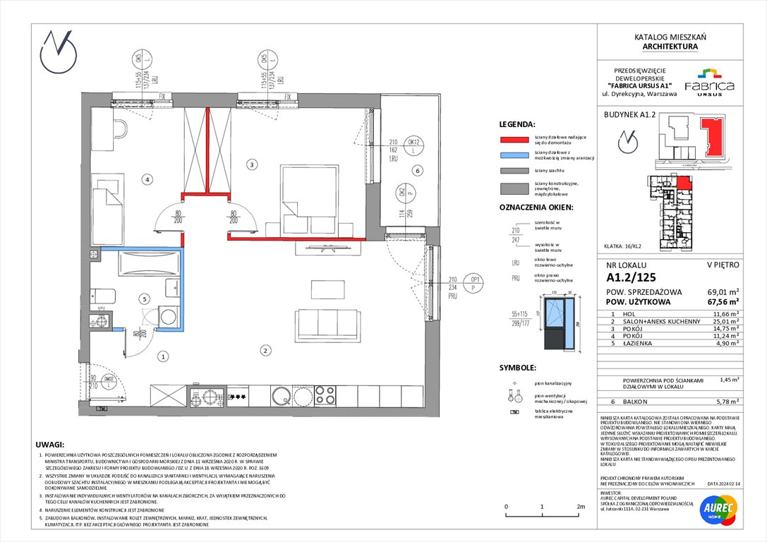 Nowe mieszkanie trzypokojowe Fabrica Ursus A Warszawa, Ursus, Silnikowa 25  68m2 Foto 1