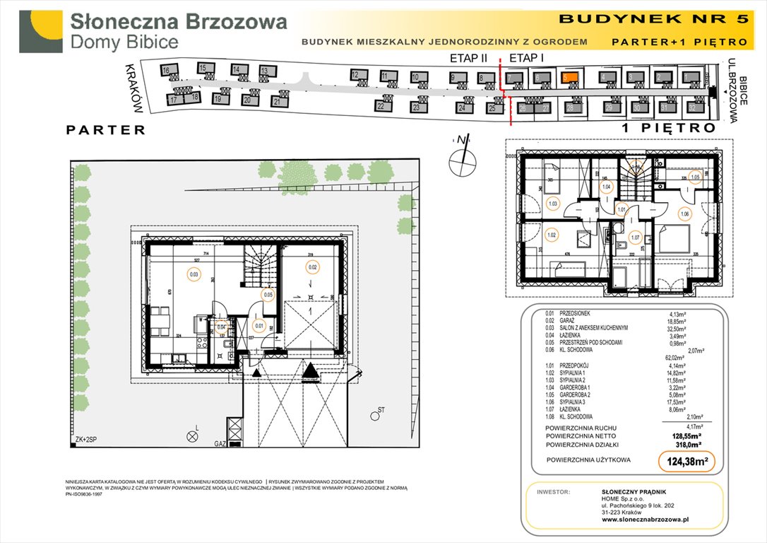 Nowy dom Słoneczna Brzozowa Bibice  124m2 Foto 1