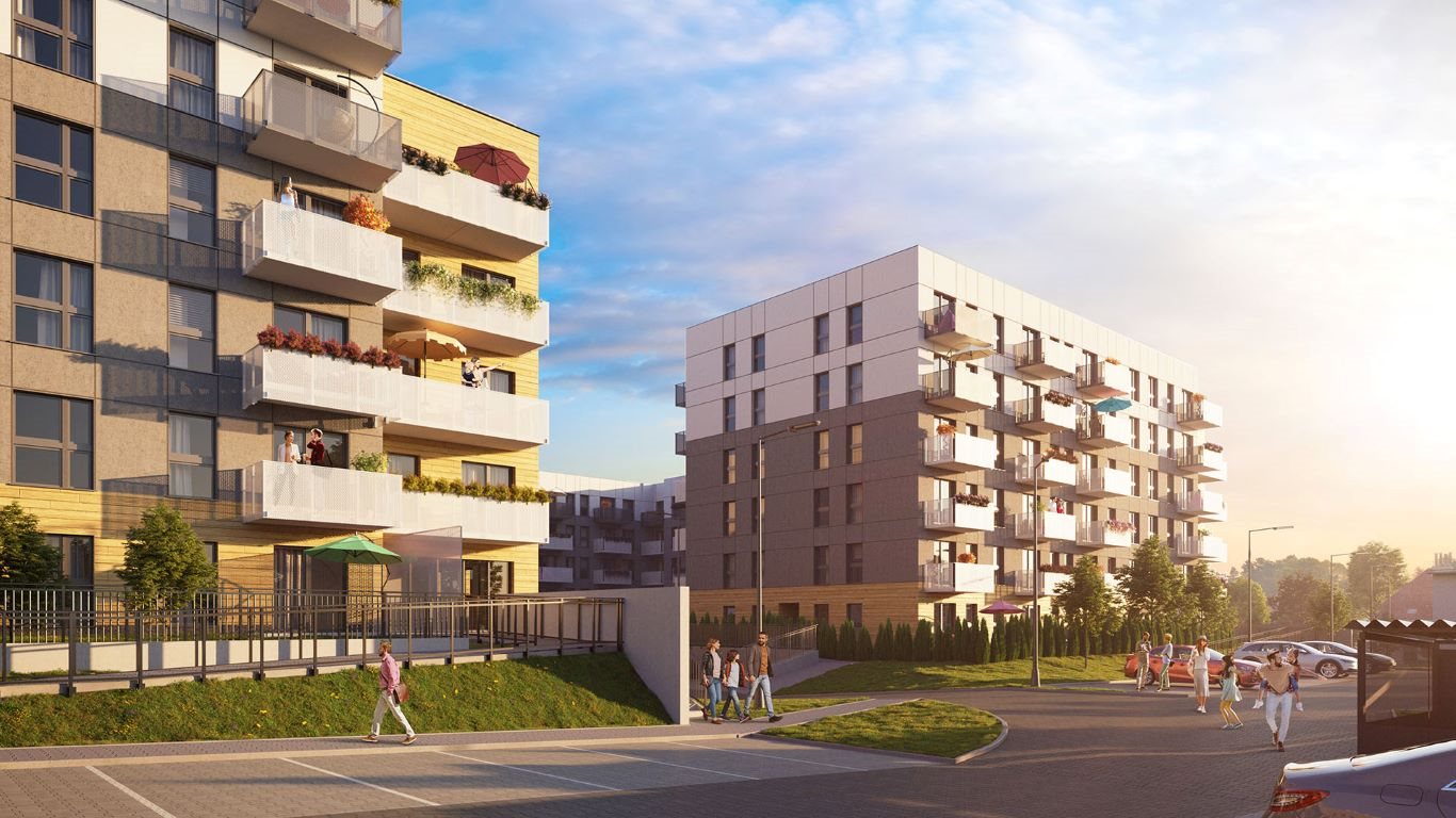 Nowe mieszkanie dwupokojowe Murapol Apartamenty na Wzgórzu Sosnowiec, ul. Klimontowska  46m2 Foto 7