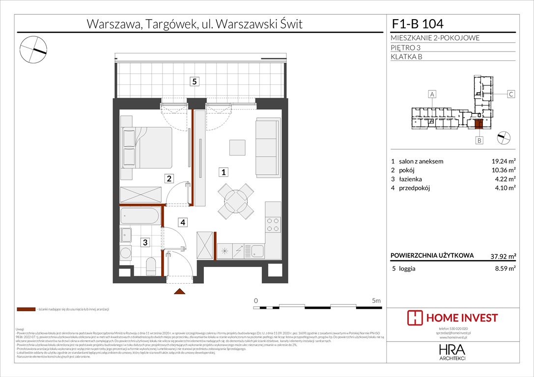 Nowe mieszkanie dwupokojowe Warszawski Świt Etap XIII Warszawa, ul. Warszawski Świt  38m2 Foto 1
