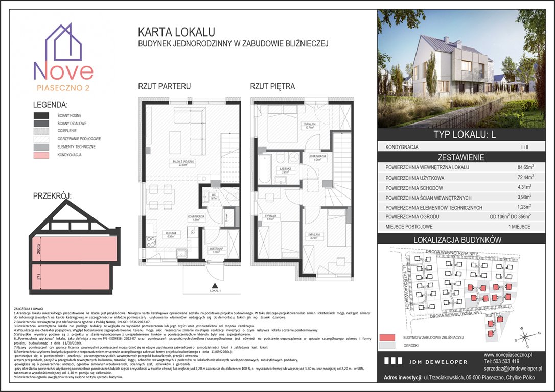 dom na sprzedaż 85m2 dom Chylice-Pólko, Trzeciakowskich