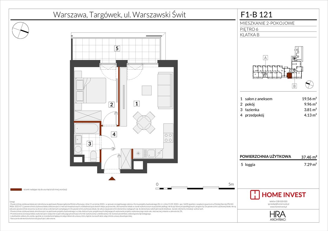 Nowe mieszkanie dwupokojowe Warszawski Świt Etap XIII Warszawa, ul. Warszawski Świt  37m2 Foto 1