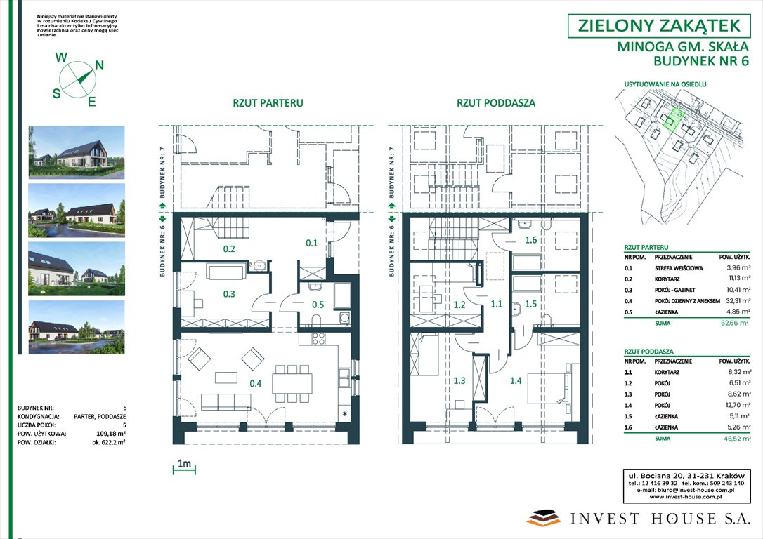 Nowy dom "ZIELONY ZAKĄTEK" - MINOGA Minoga  109m2 Foto 1
