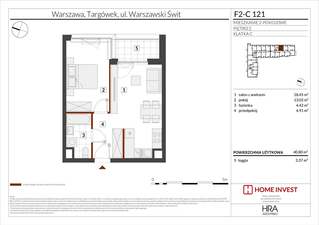 Nowe mieszkanie dwupokojowe Warszawski Świt Etap XIV Warszawa, ul. Warszawski Świt  41m2 Foto 1