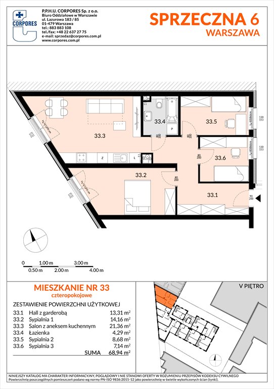 Nowe mieszkanie czteropokojowe  Sprzeczna 6 Warszawa, Praga Północ, Sprzeczna 6  69m2 Foto 1