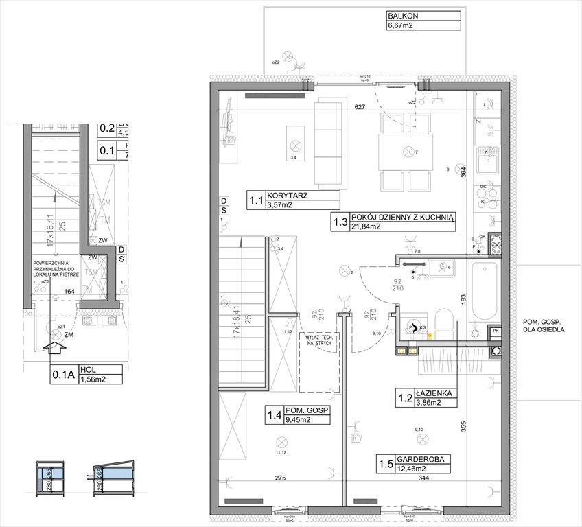 dom na sprzedaż 59m2 dom Marki, Stawowa