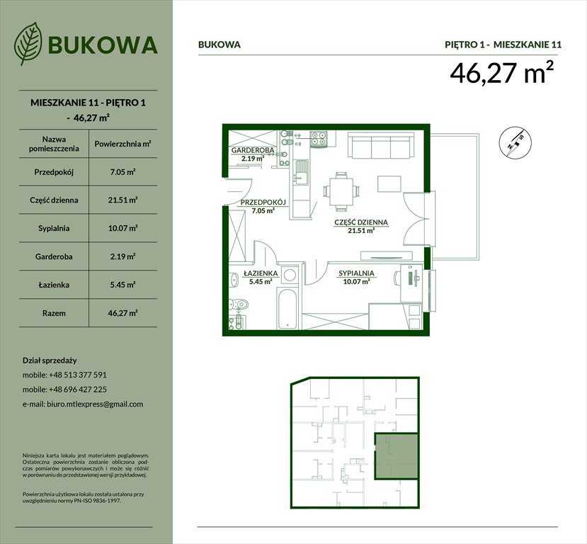 Nowe mieszkanie dwupokojowe Apartamenty Bukowa Bielsko-Biała, Aleksandrowice, Bukowa 29  46m2 Foto 1