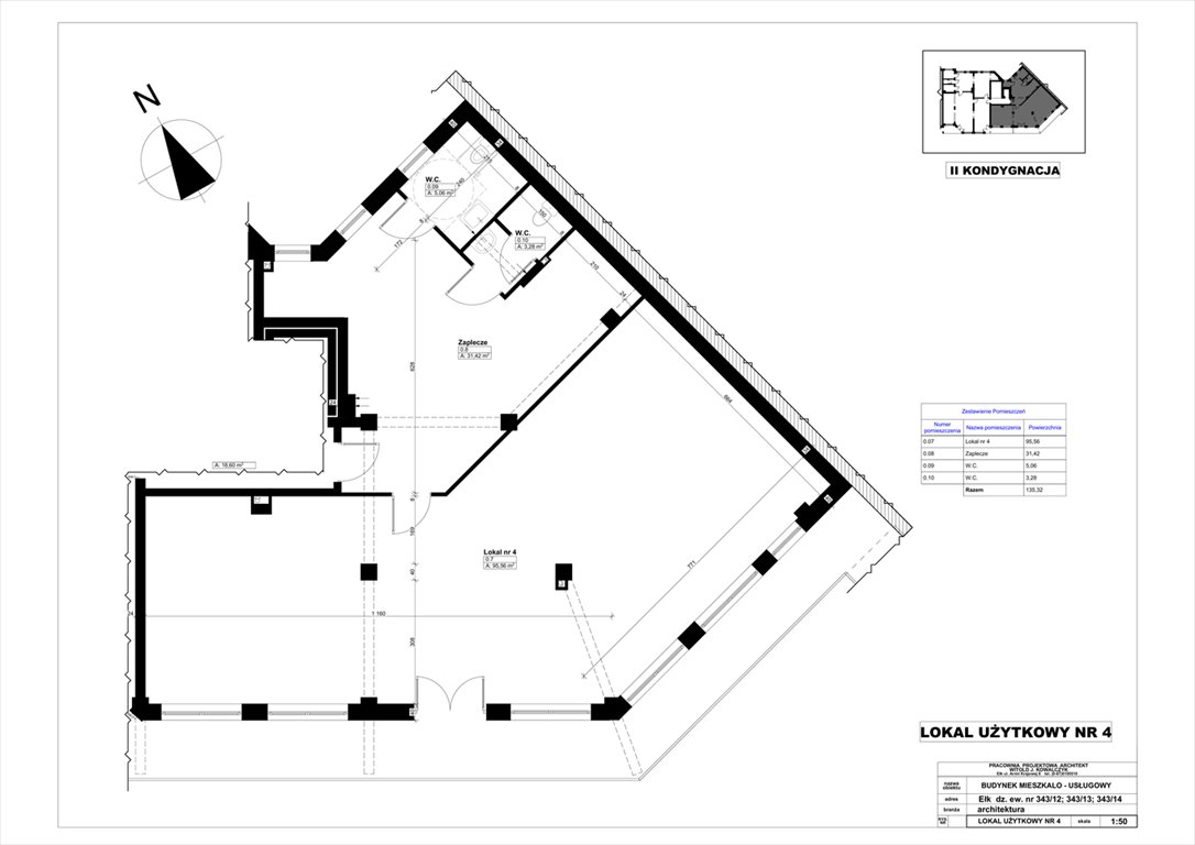 Nowy lokal użytkowy Pułaskiego Square 4/5  Ełk, Pułaskiego 4  135m2 Foto 1