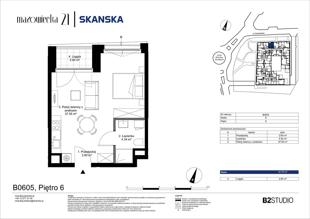 Nowa kawalerka Mazowiecka 21 Kraków, Krowodrza, ul. Mazowiecka 21  35m2 Foto 1