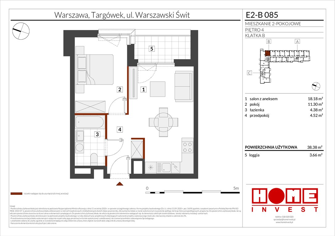 Nowe mieszkanie dwupokojowe Warszawski Świt Etap XI Warszawa, Targówek, ul. Warszawski Świt  38m2 Foto 1