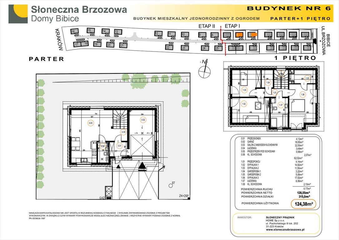 Nowy dom Słoneczna Brzozowa Bibice  124m2 Foto 1