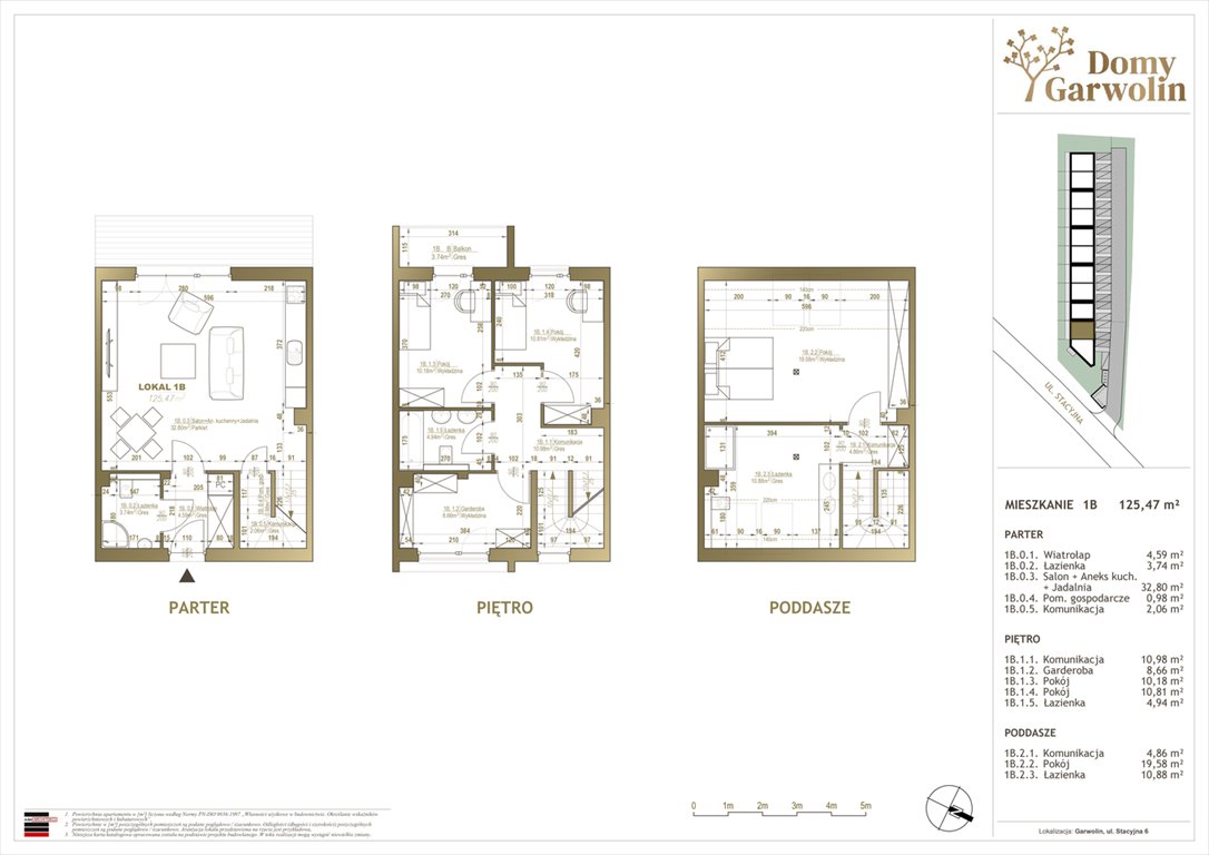 Nowy dom Domy Garwolin Garwolin, Stacyjna 6  125m2 Foto 1