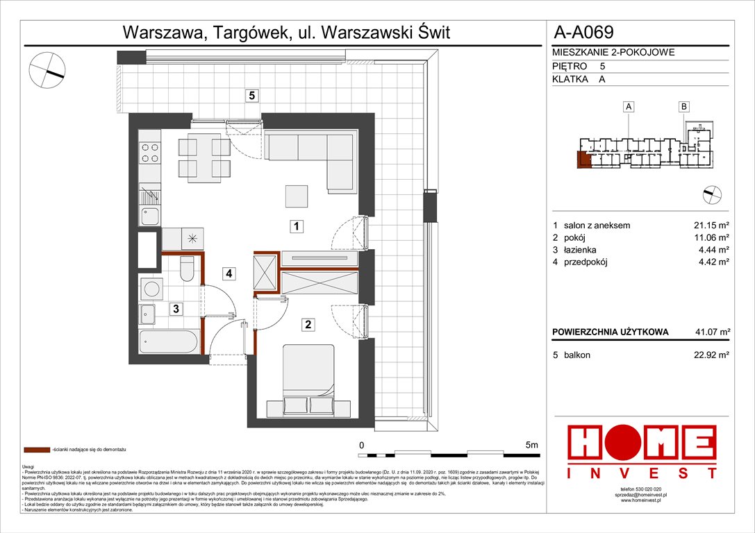 Nowe mieszkanie dwupokojowe Warszawski Świt Etap VII Warszawa, Targówek, ul. Warszawski Świt 12  41m2 Foto 1