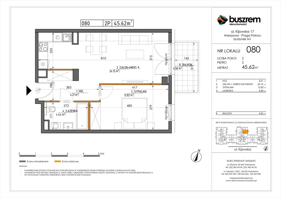 Nowe mieszkanie dwupokojowe Kijowska 17 Warszawa, Praga Północ, Kijowska 17  46m2 Foto 1