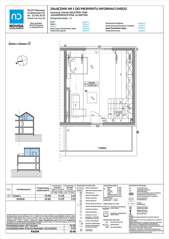 Nowy dom Wille przy Lesie Jazgarzewszczyzna, Krzywa  151m2 Foto 1
