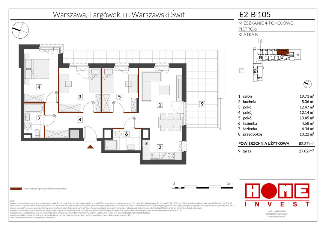 Nowe mieszkanie czteropokojowe  Warszawski Świt Etap XI Warszawa, Targówek, ul. Warszawski Świt  82m2 Foto 1