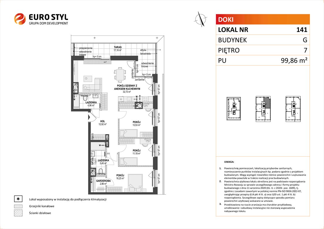 Nowe mieszkanie czteropokojowe  DOKI LIVING Gdańsk, Śródmieście, ks. Jerzego Popiełuszki/Rybaki Górne  100m2 Foto 1