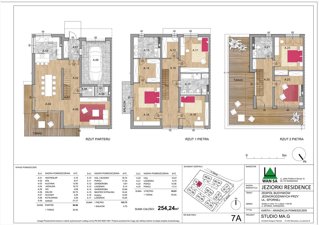 Nowy dom JEZIORKI RESIDENCE Warszawa, Ursynów, Jeziorki 47  254m2 Foto 1