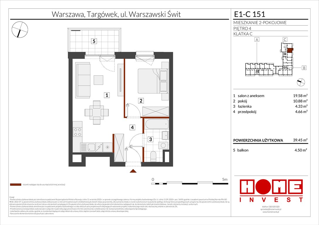 Nowe mieszkanie dwupokojowe Warszawski Świt Etap X Warszawa, Targówek, ul. Warszawski Świt  39m2 Foto 1