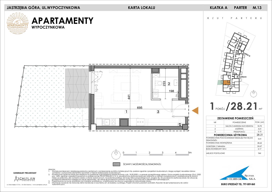 Nowe mieszkanie Apartamenty Wypoczynkowa Jastrzębia Góra, Wypoczynkowa  28m2 Foto 1