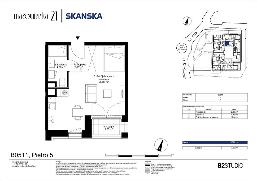 Nowa kawalerka Mazowiecka 21 Kraków, Krowodrza, ul. Mazowiecka 21  33m2 Foto 1