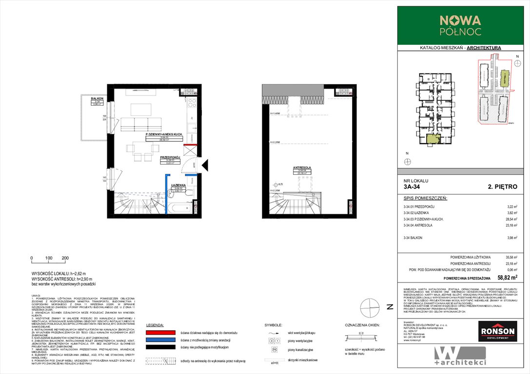 Nowe mieszkanie trzypokojowe Nowa Północ Szczecin, Północ, ul. Modelarska 3/16  59m2 Foto 1