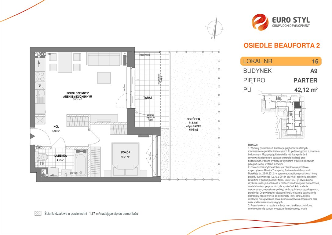 mieszkanie na sprzedaż 42m2 mieszkanie Pogórze, Pogórze, ul. Paderewskiego