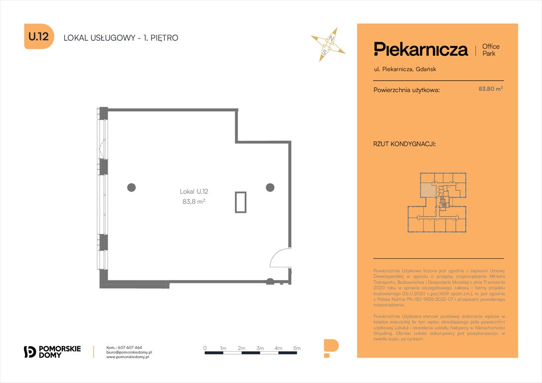 Nowe mieszkanie Piekarnicza Office Park Gdańsk, Morena, Piekarnicza 6  84m2 Foto 1