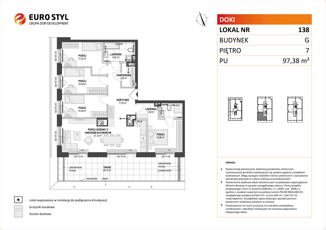 Nowe mieszkanie DOKI LIVING Gdańsk, Śródmieście, ks. Jerzego Popiełuszki/Rybaki Górne  97m2 Foto 1