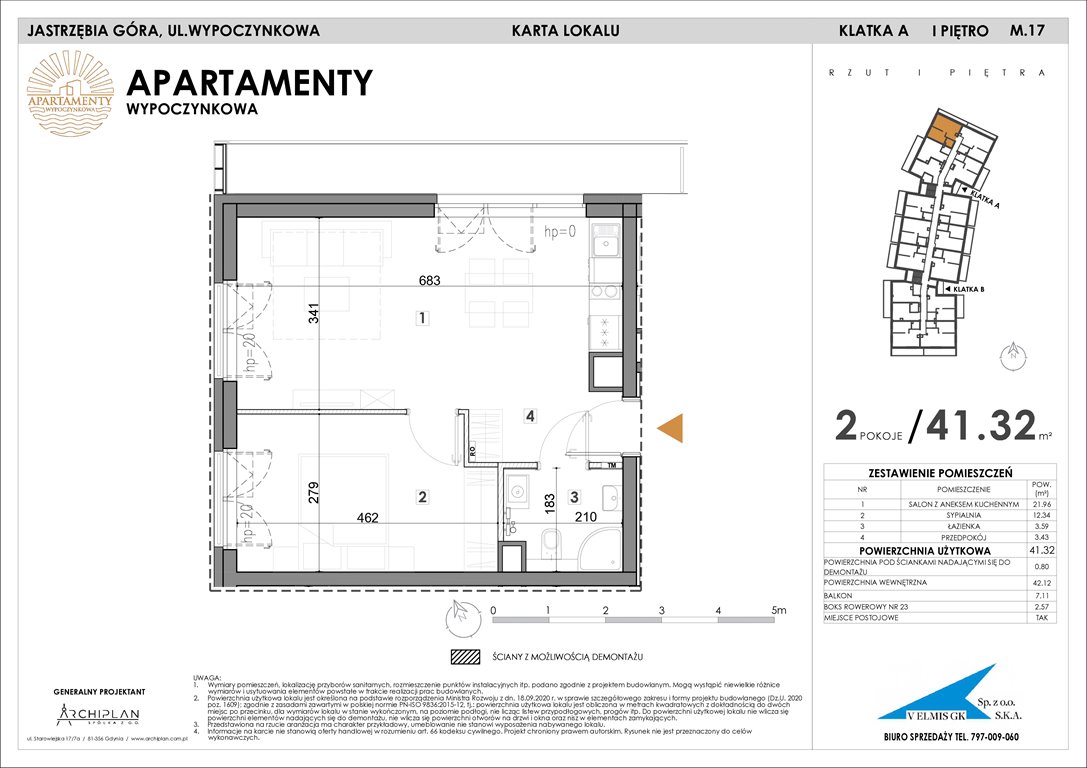 Nowe mieszkanie Apartamenty Wypoczynkowa Jastrzębia Góra, Wypoczynkowa  41m2 Foto 1