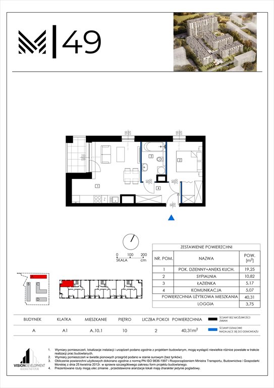 Nowe mieszkanie dwupokojowe Maratońska 49 Nowa Retkinia  Łódź, Retkinia, Maratońska 49C  40m2 Foto 1
