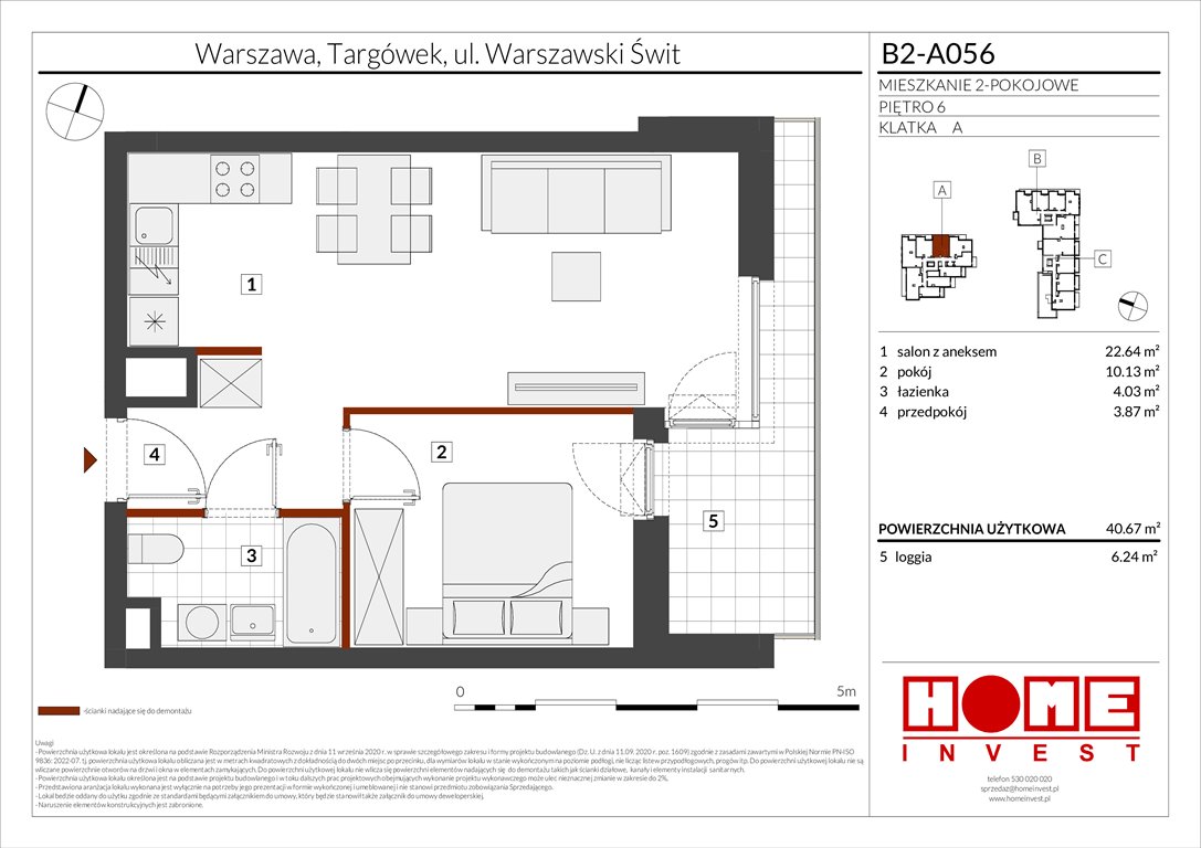 Nowe mieszkanie dwupokojowe Warszawski Świt Etap IX Warszawa, Targówek, ul. Warszawski Świt 12  41m2 Foto 1