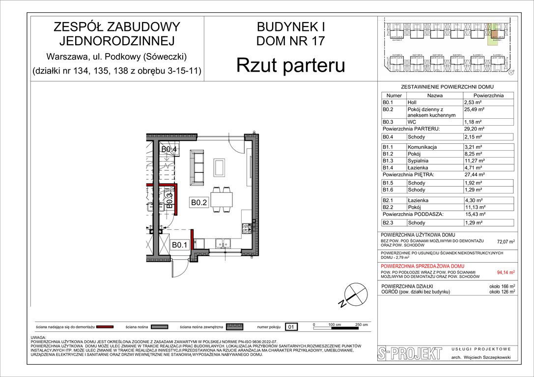 Nowy dom Osiedle Śpiewających Ptaków Warszawa, Wawer, Brzegówki  94m2 Foto 1
