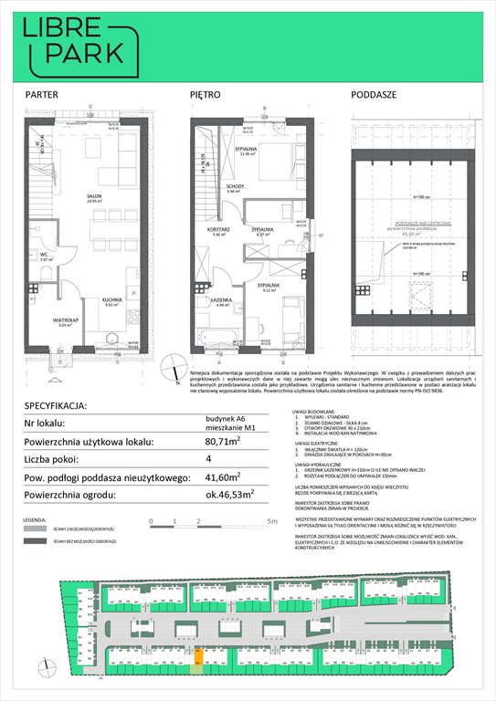 Nowe mieszkanie czteropokojowe  Osiedle Libre Park Dębogórze, Pistacjowa 5  81m2 Foto 1