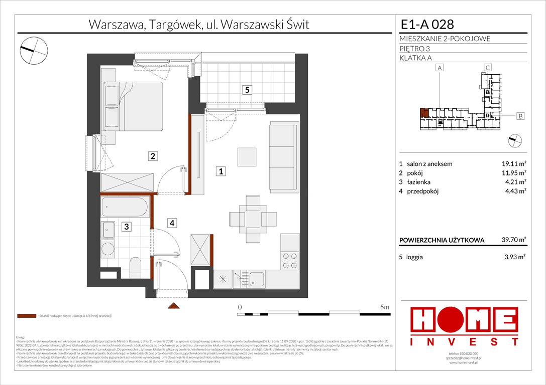 Nowe mieszkanie dwupokojowe Warszawski Świt Etap X Warszawa, Targówek, ul. Warszawski Świt  40m2 Foto 1